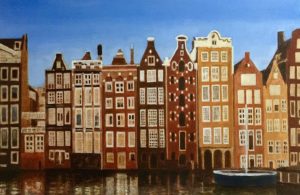 Damrak Amsterdam van Edwin IJpeij